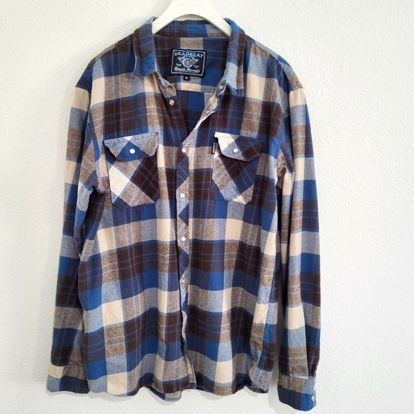 Deadbeat Customs Other - Deadbeat Customs Classic Flannel Shirt XL